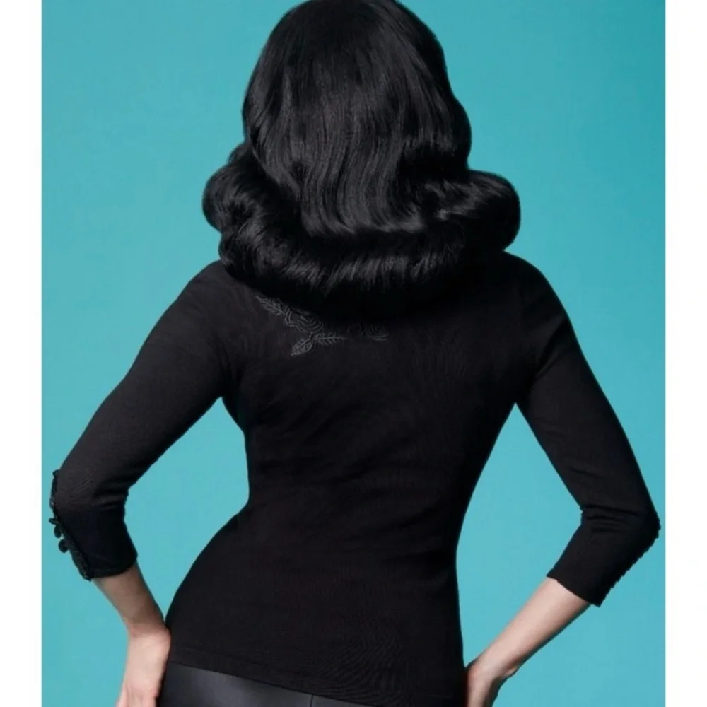 Dita Mademoiselle Onyx Cardigan (Limited Edition) - Picture 3 of 16